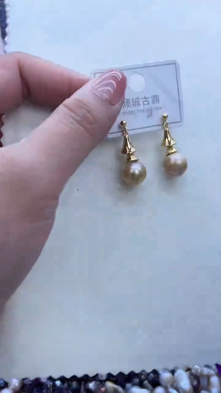 【闪购商品】淡水珍珠耳饰未镶嵌646