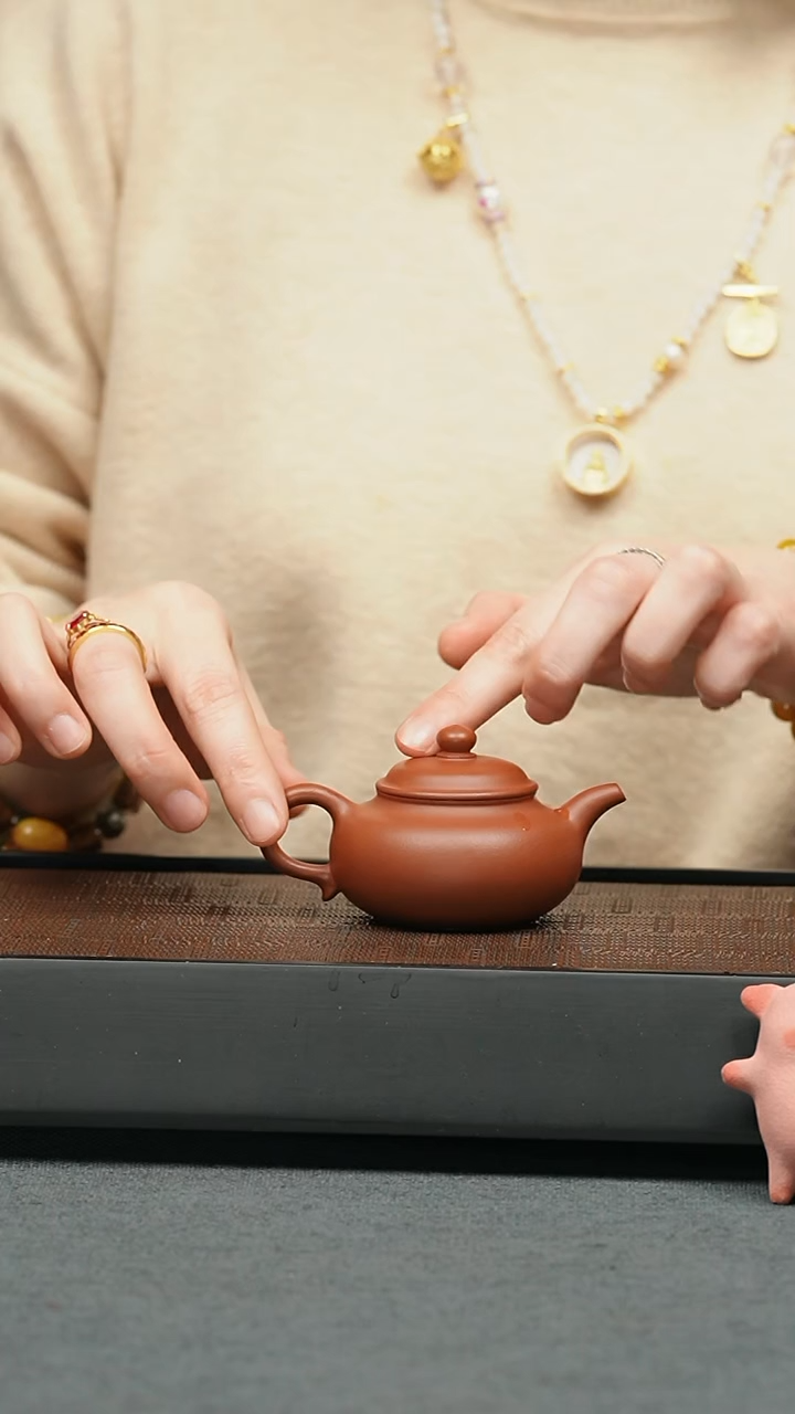 【闪购商品】紫砂茶壶五堂 客斋款-赵松亭仿古