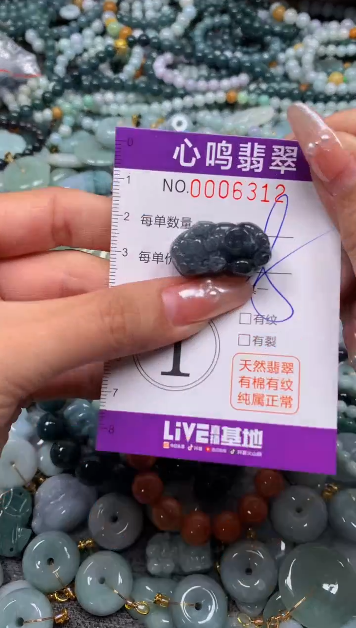 颈饰未镶嵌翡翠闪购006312