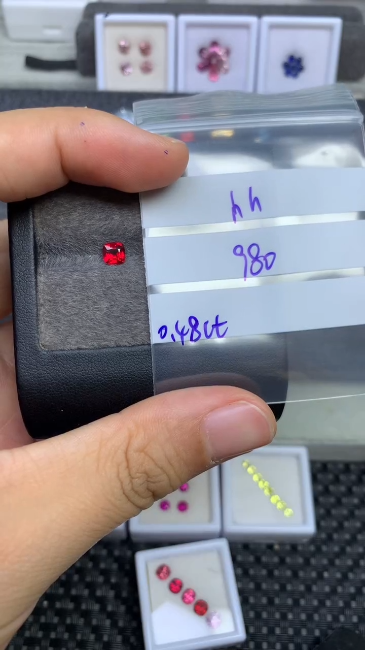 裸石尖晶石h*缅甸天然无烧尖晶石