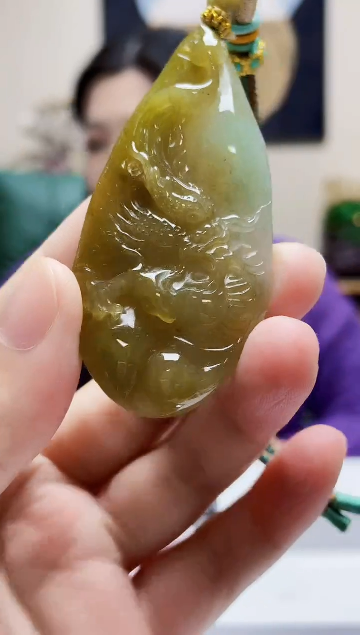 未镶嵌定制翡翠吊坠253