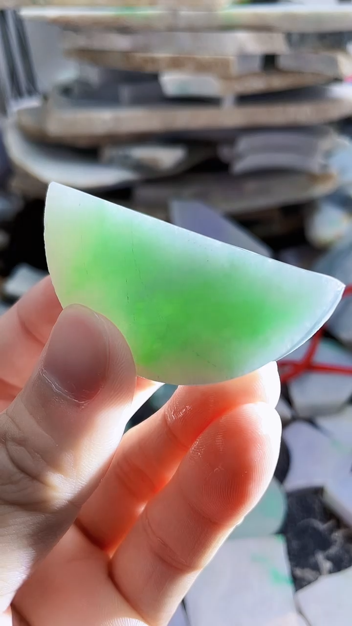 裸石翡翠天然A货翡翠板料