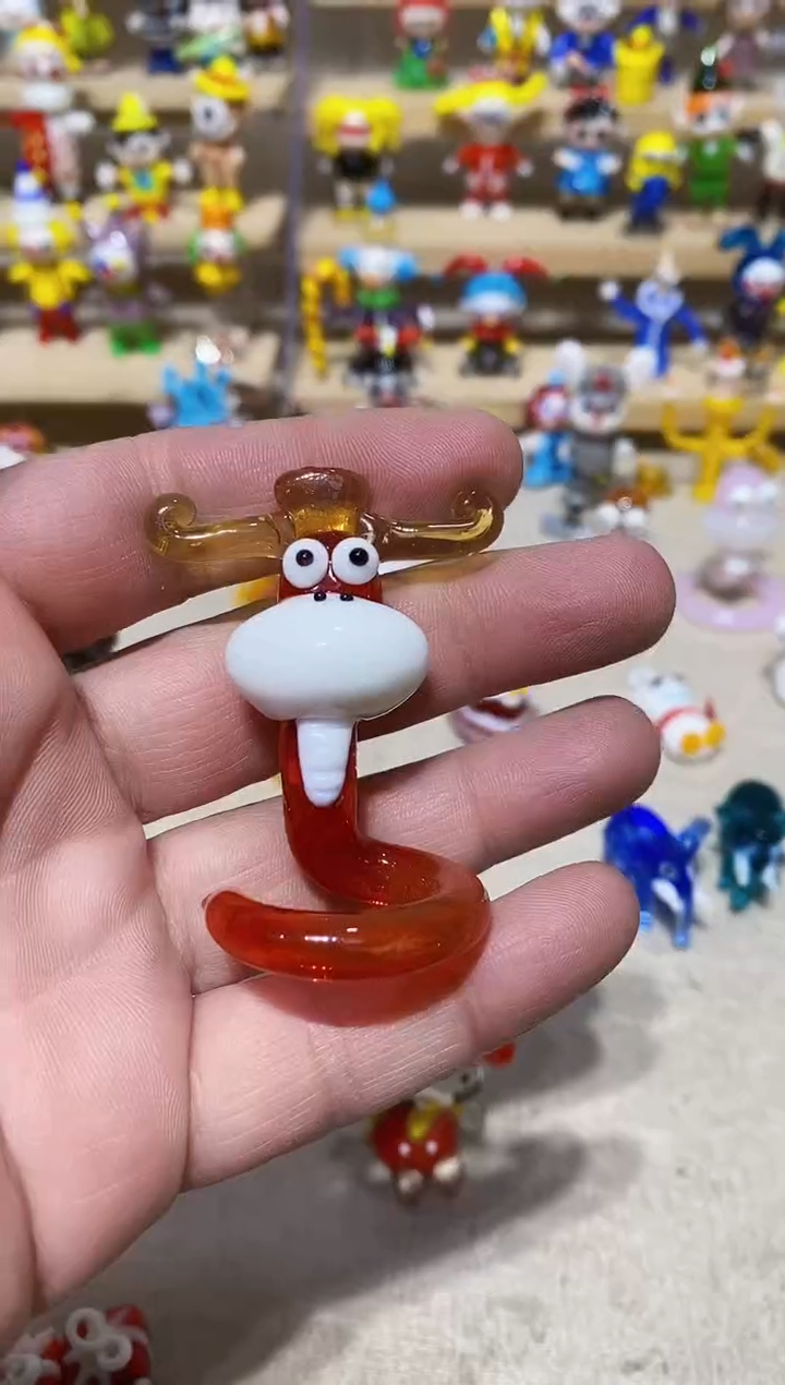 【闪购商品】琉璃手工艺品官帽蛇