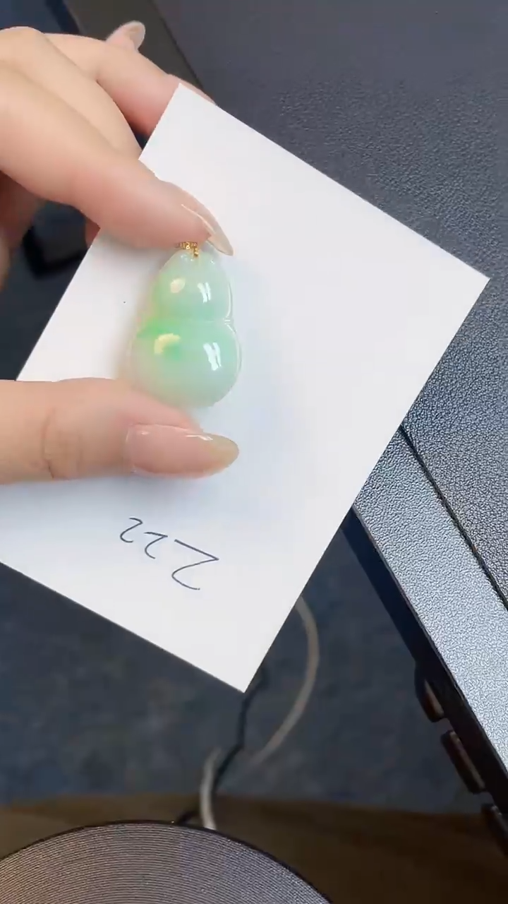 【闪购商品】翡翠颈饰18K金镶嵌00000000