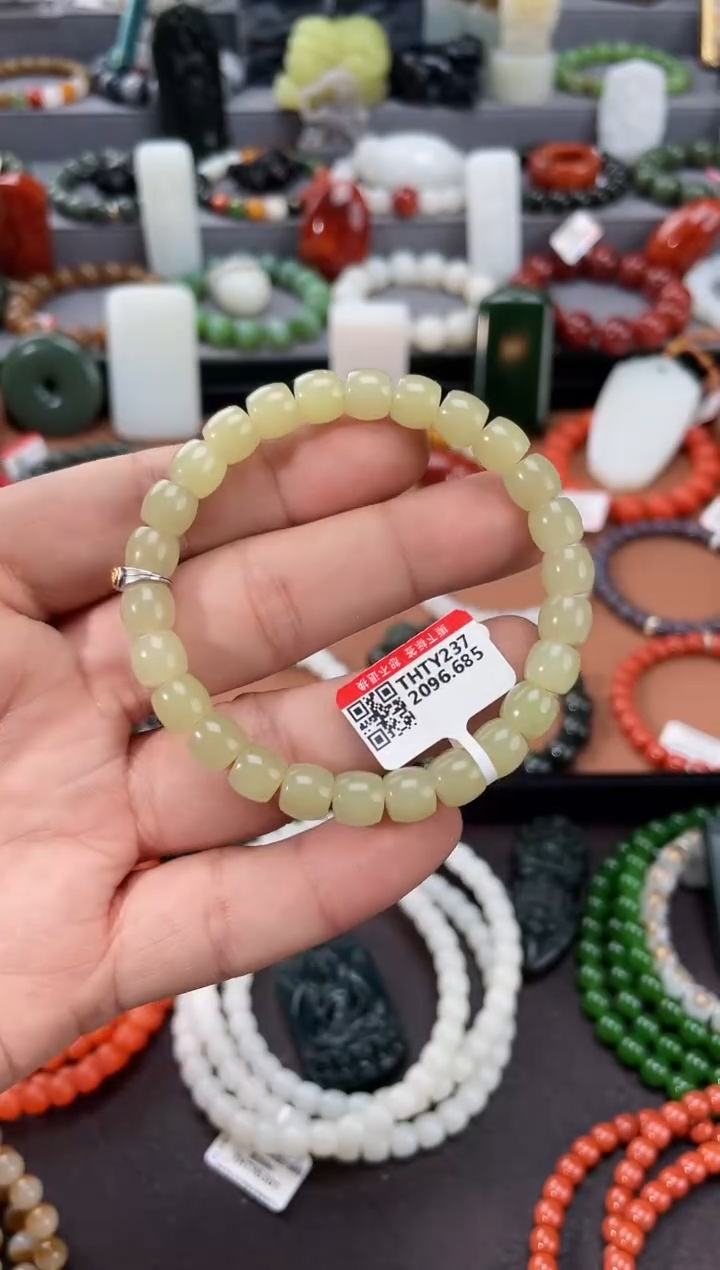 【闪购商品】和田玉手串未镶嵌多样性发一件THTY237
