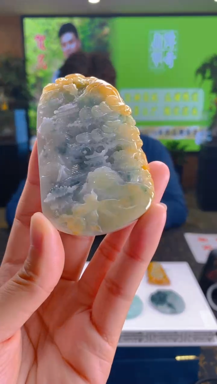 【闪购商品】定制翡翠未镶嵌XX翡翠毛货HM00046