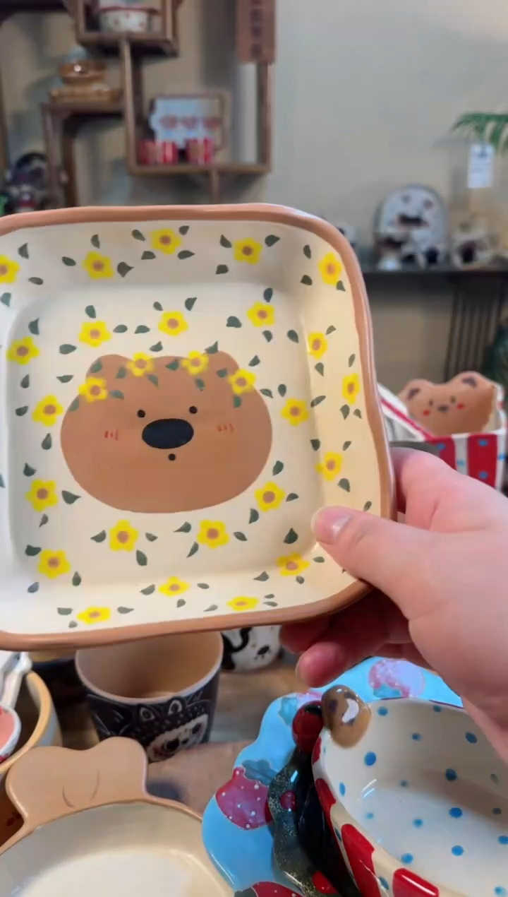 【闪购商品】小熊方盘高温瓷器