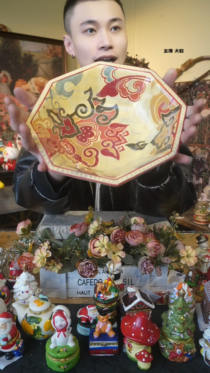 【闪购商品】默认微瑕高端树脂陶瓷摆件Q510