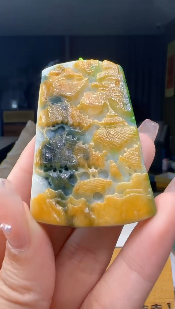 【闪购商品】翡翠吊坠(不含链)未镶嵌MM@@60B7J13243