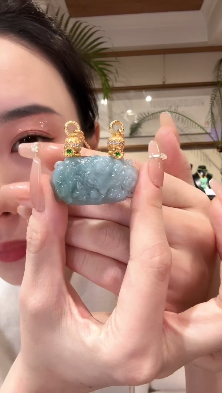 【闪购商品】翡翠颈饰未镶嵌国风