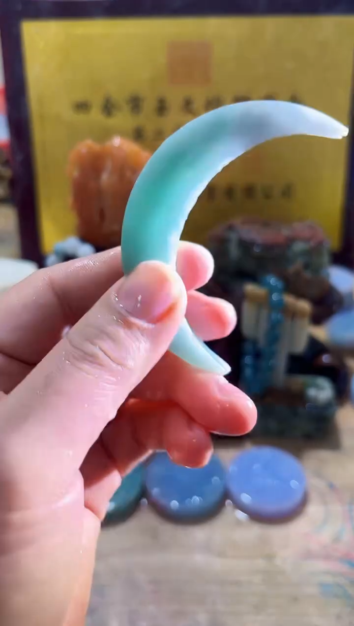 未镶嵌挂件翡翠A货常星7366