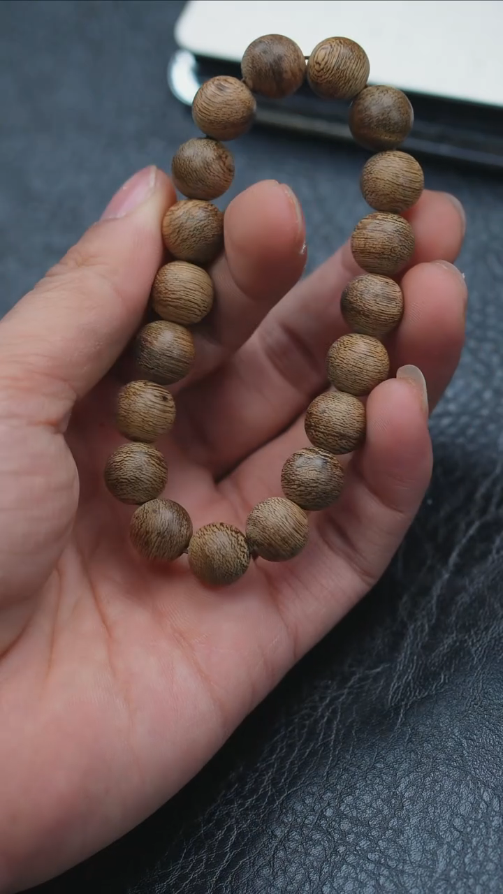 【闪购商品】沉香手串文莱蛇皮纹1.0单圈9g+多样式发一