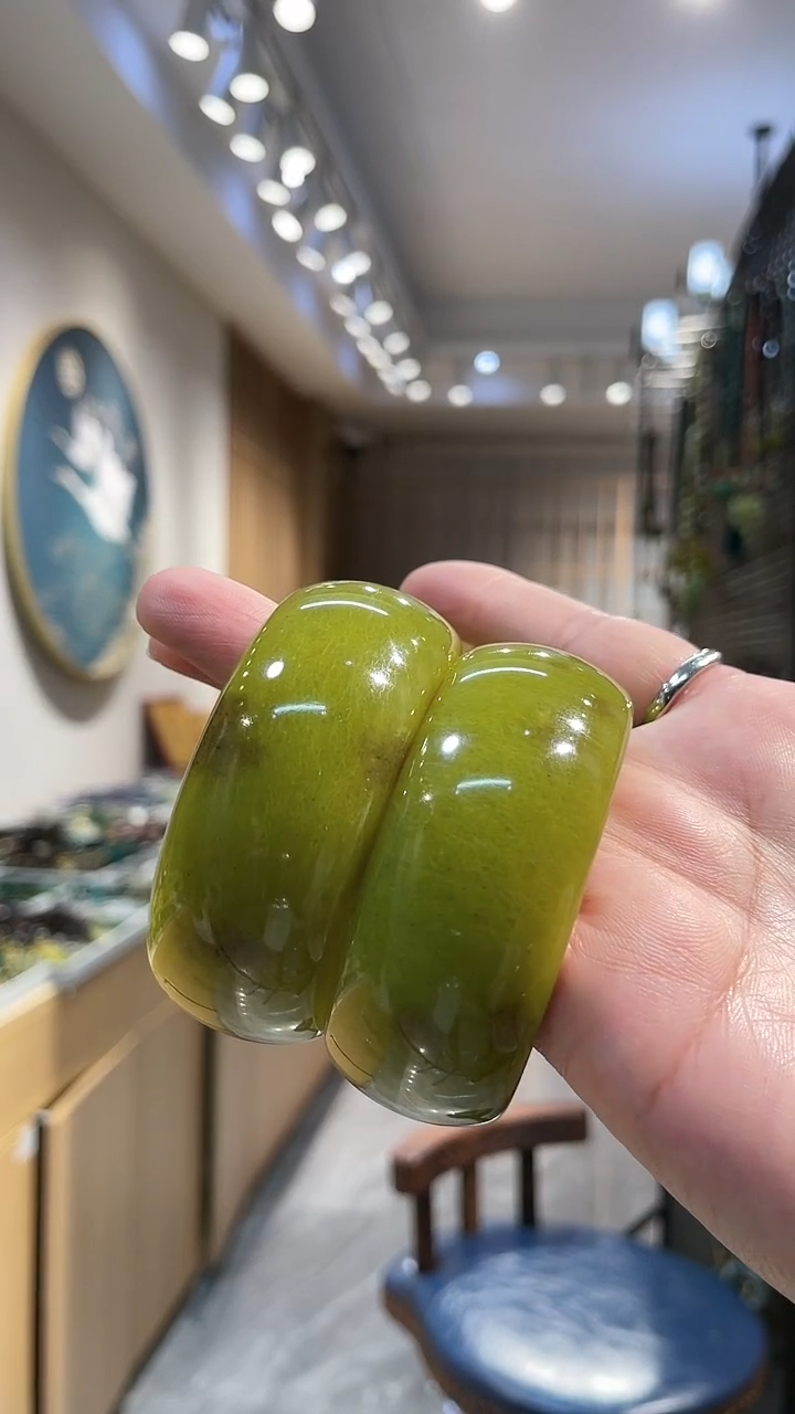 【闪购商品】岫玉手镯未镶嵌手镯多样式发货只发一个54