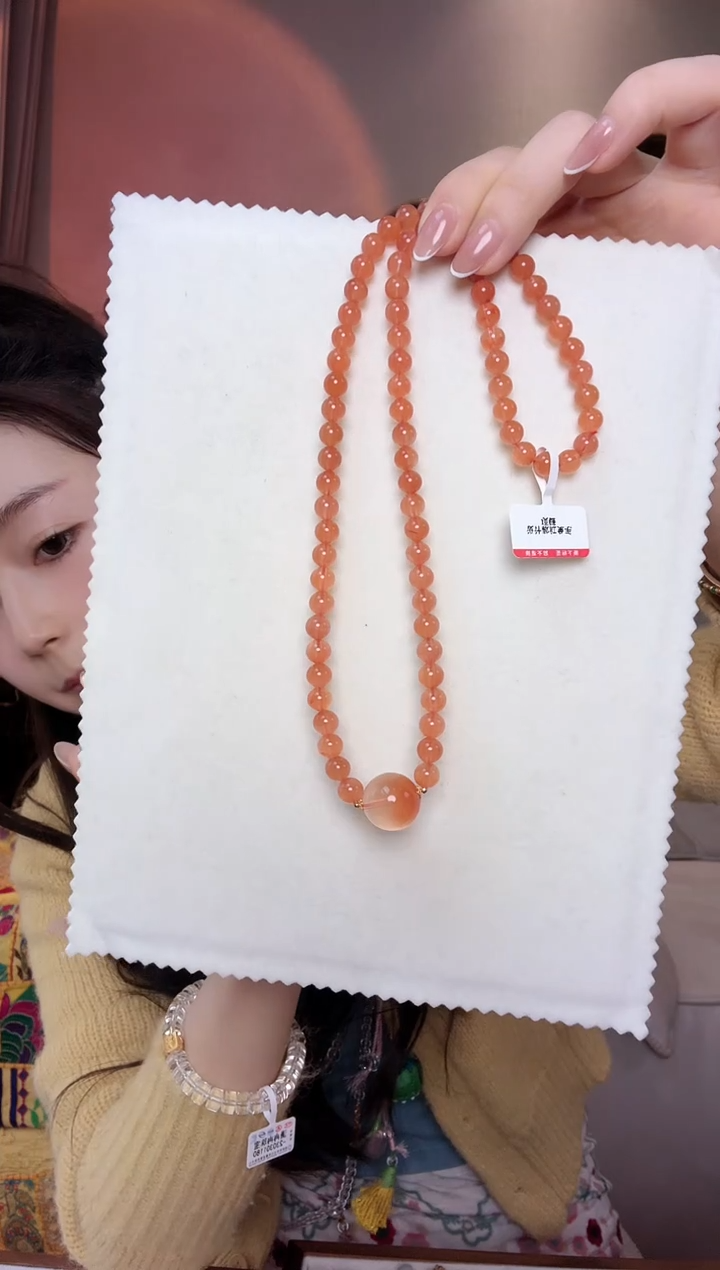 【闪购商品】水晶手链未镶嵌水晶兔毛多圈手串