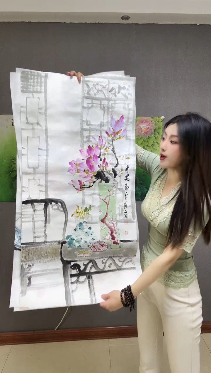 国画下播福利国画手绘国画