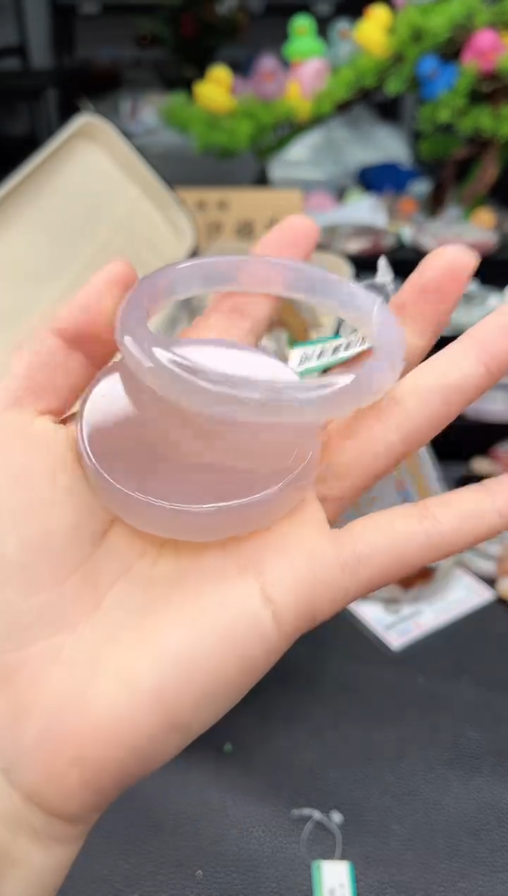 石英质玉未镶嵌手镯58圈口 （赠品镯心）6379094