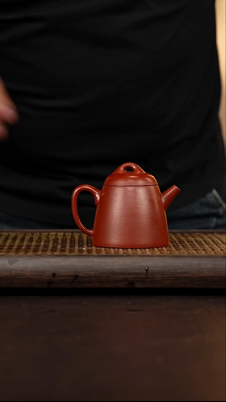 茶壶紫砂宜兴悦茗壶紫砂    朱泥