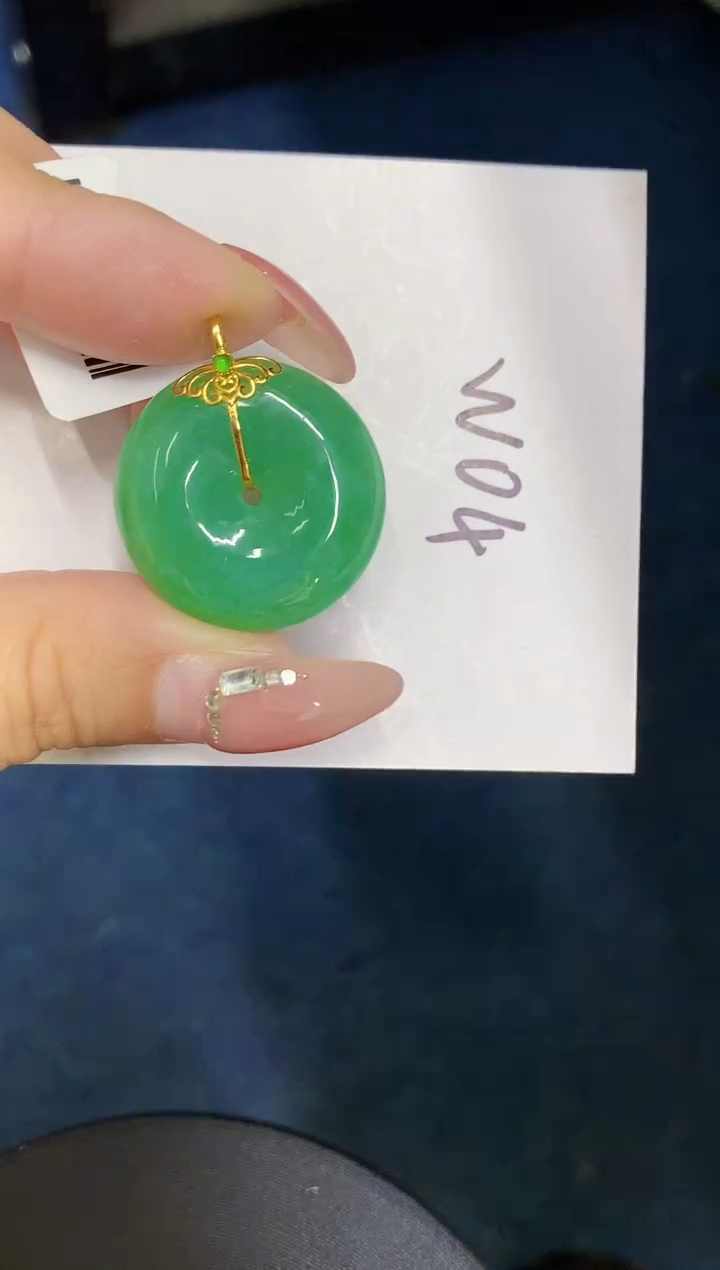 【闪购商品】翡翠颈饰18K金镶嵌000000000000