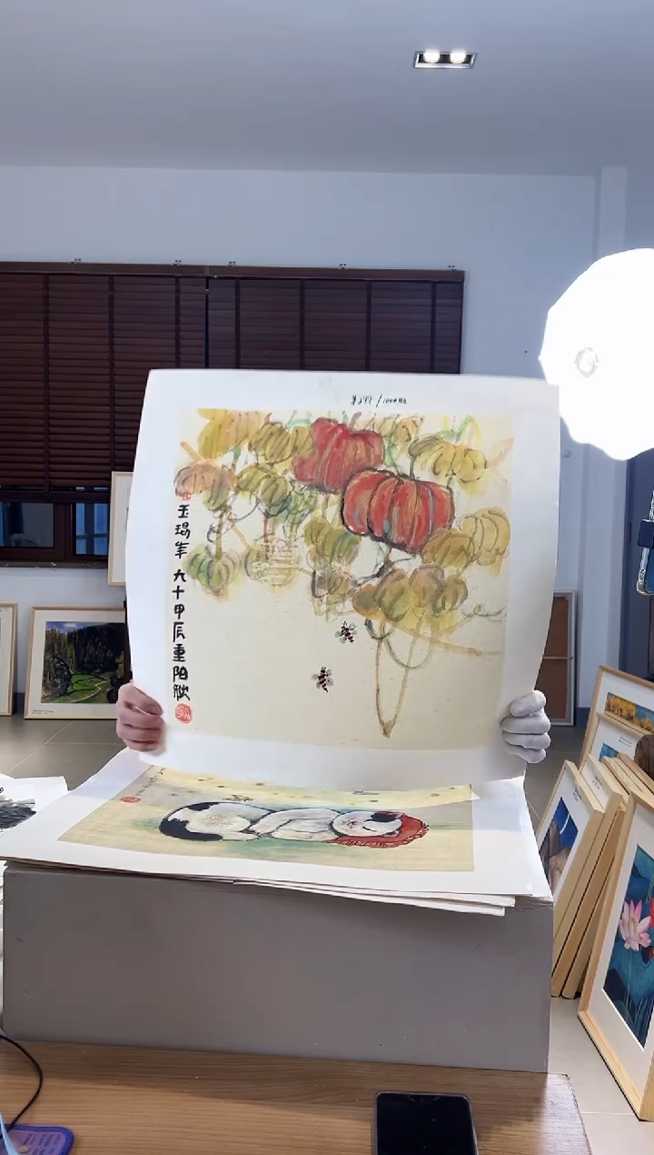 【闪购商品】版画限量亲签盖章版画S