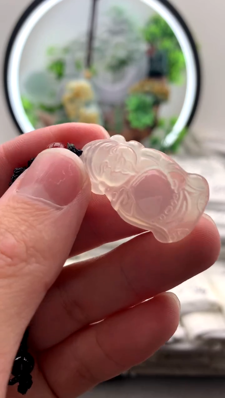 【闪购商品】玛瑙/玉髓颈饰未镶嵌小财神