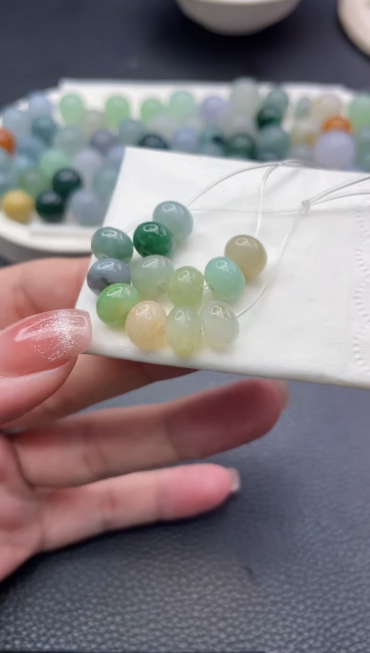【闪购商品】定制翡翠未镶嵌珠子