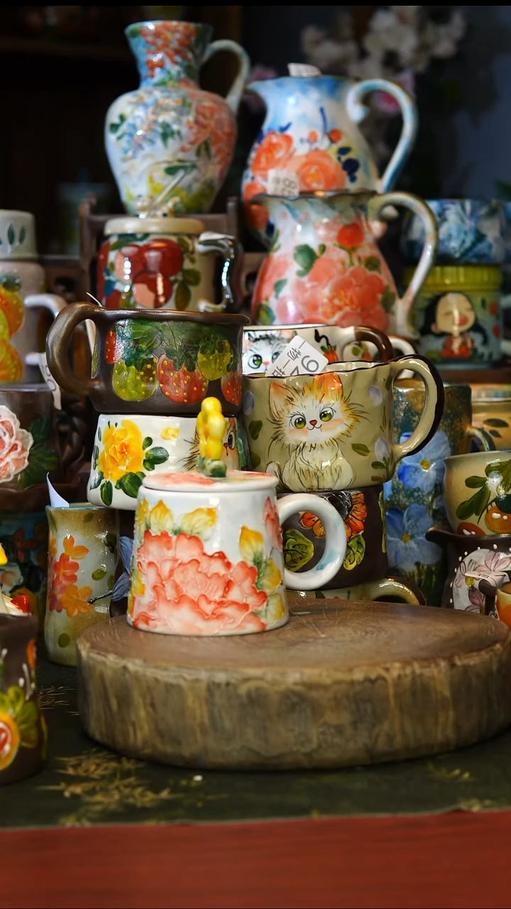 陶瓷110景德镇手工手绘釉下彩