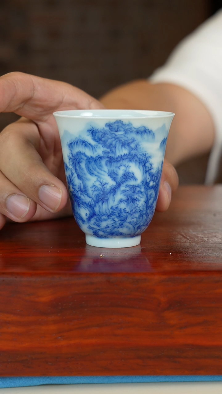 祖传窑 真柴窑 非遗传承400余年 早春图主人杯