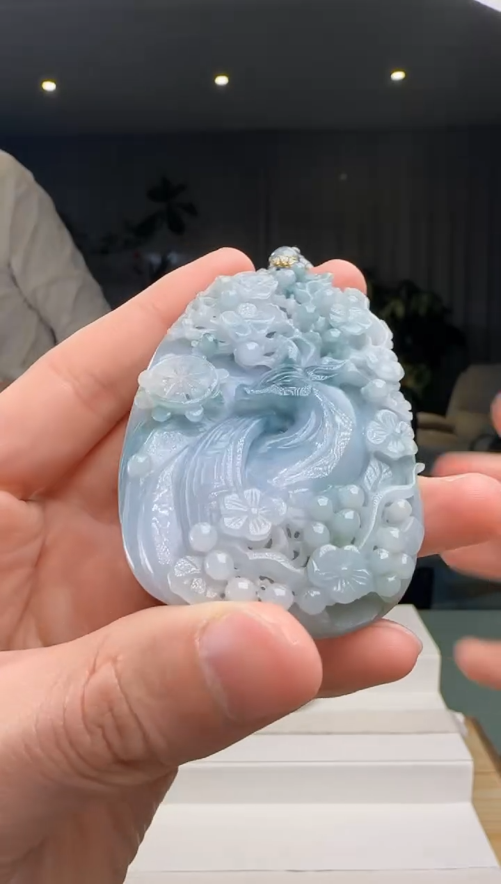 【闪购商品】翡翠吊坠(不含链)未镶嵌DY@@960Q1J13387