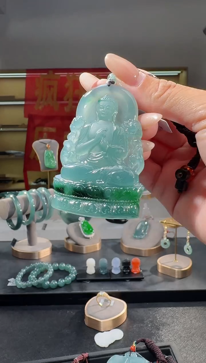 吊坠(不含链)未镶嵌翡翠阿弥陀佛
