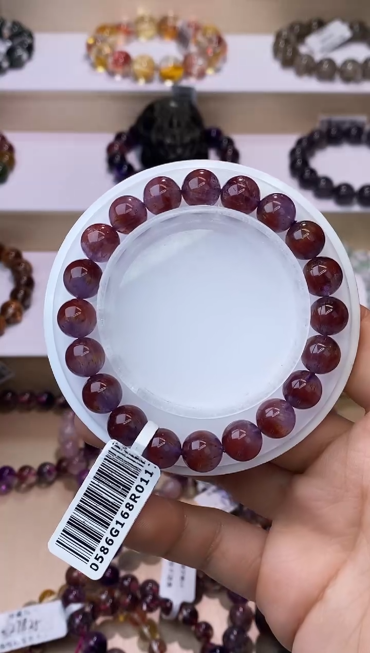 【闪购商品】水晶手链未镶嵌四色极光单圈9m+