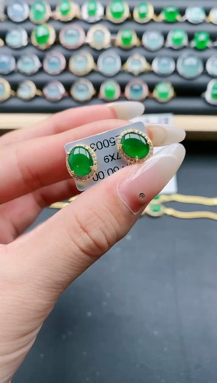 【闪购商品】翡翠戒指银S925镶嵌11111111