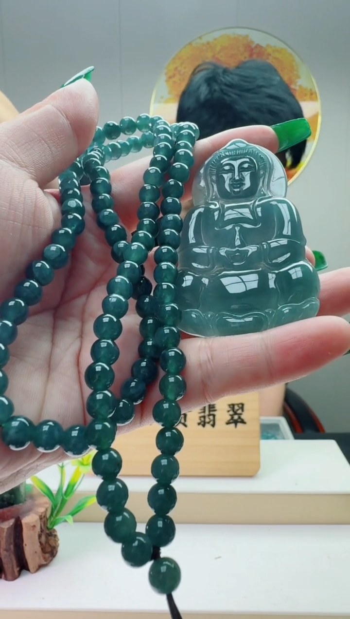 翡翠未镶嵌颈饰多样性随机发其一