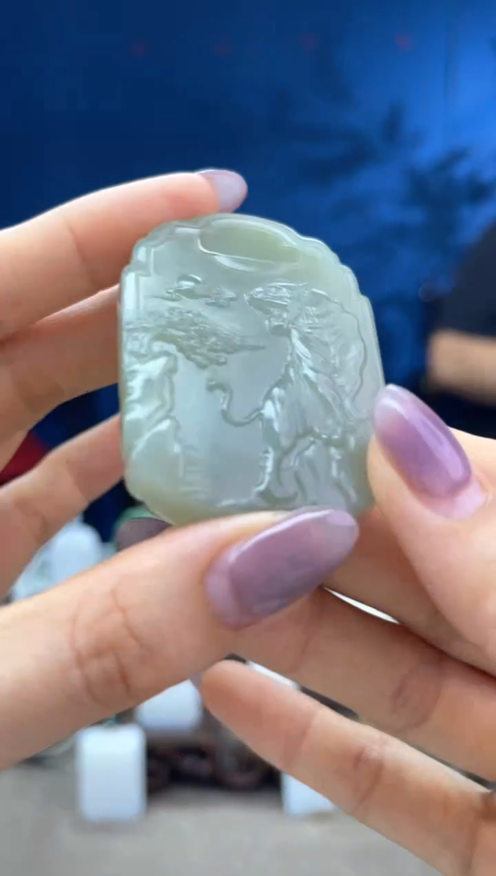 和田玉未镶嵌颈饰1