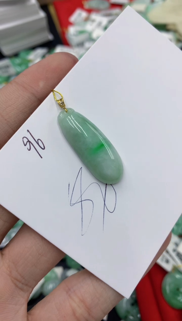 【闪购商品】翡翠颈饰18K金镶嵌号链接11111111