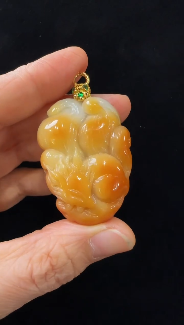 颈饰未镶嵌翡翠国风