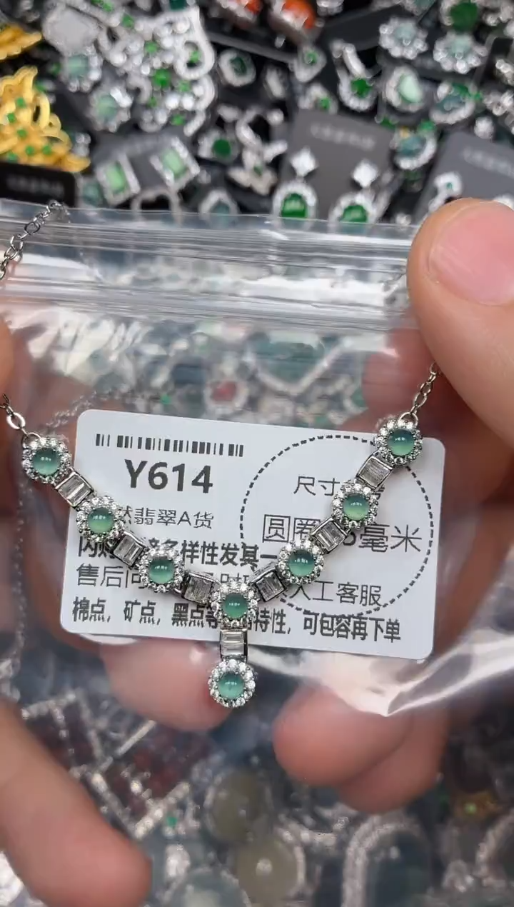 颈饰未镶嵌翡翠Y614项链