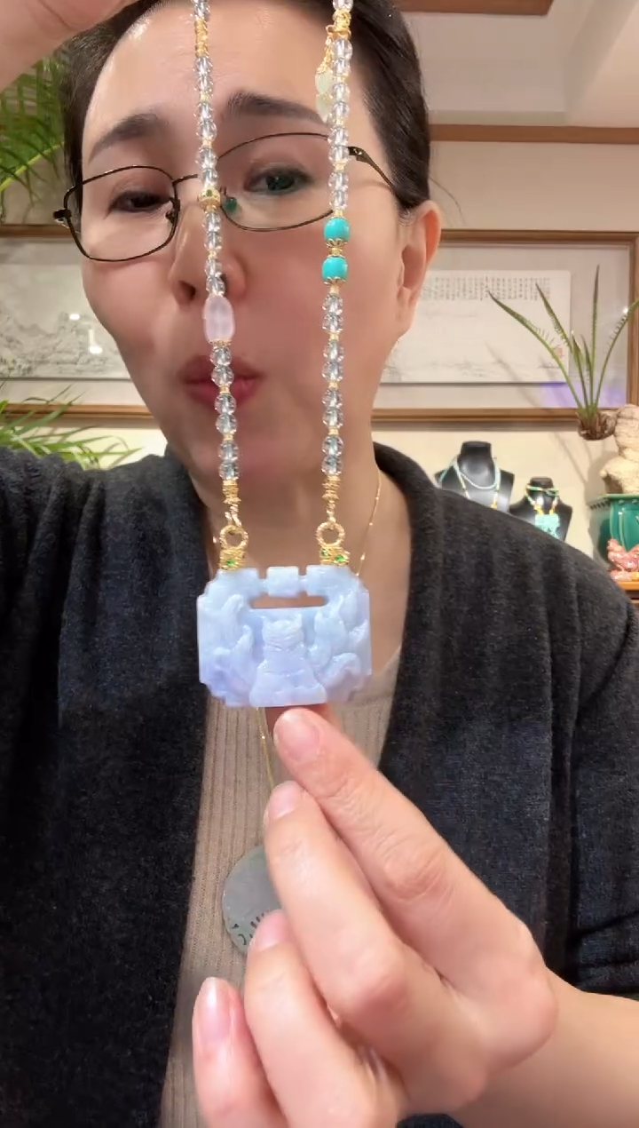 【闪购商品】翡翠颈饰未镶嵌国风