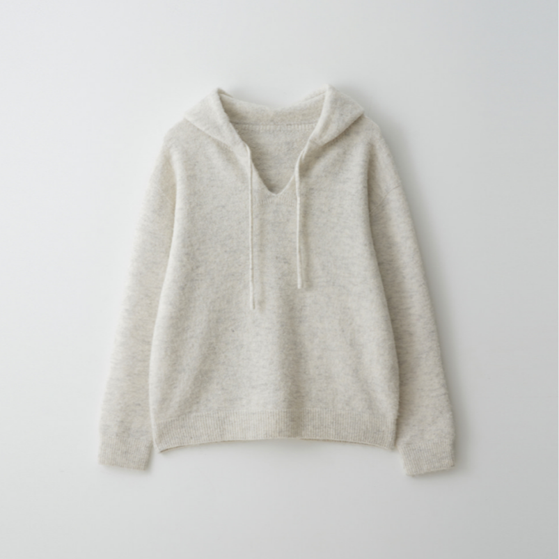 未使用 maje 【lu】设计师品牌 MOIA 羊绒 连帽针织衫TP019598