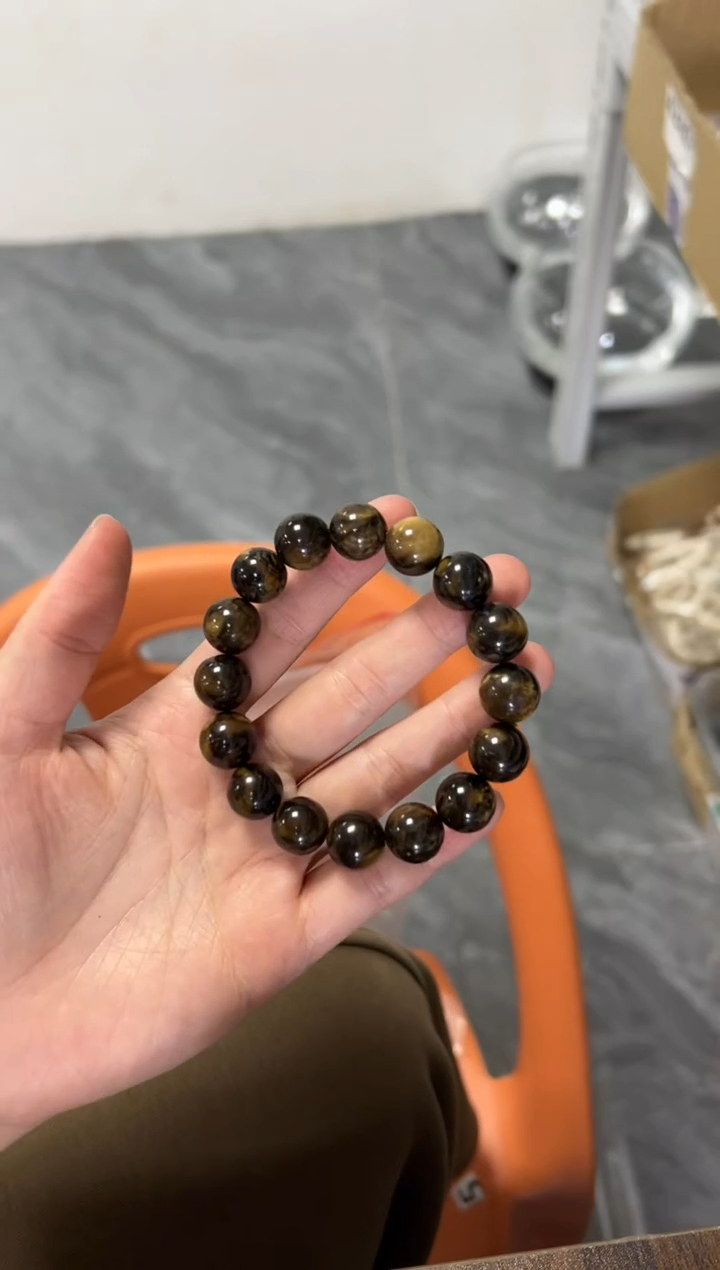 手链琥珀未镶嵌溶洞琥珀圆珠手串[多样发其一]