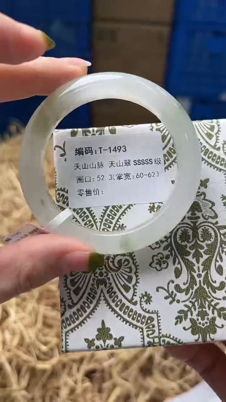 未镶嵌手镯石英质玉T1493