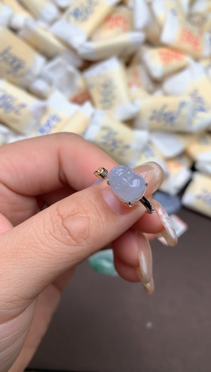 【闪购商品】翡翠戒指银S925镶嵌—