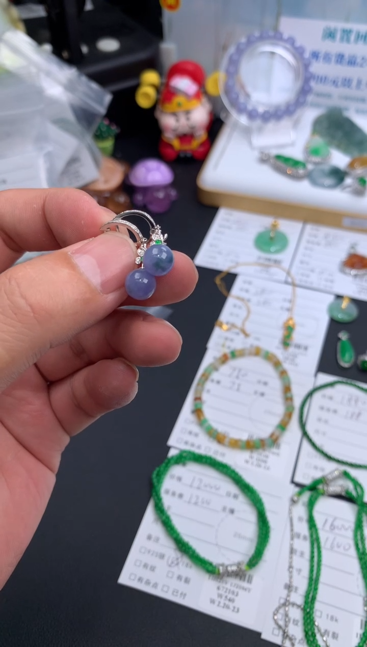 【闪购商品】定制翡翠18K金镶嵌模式推广期24小时鉴赏期