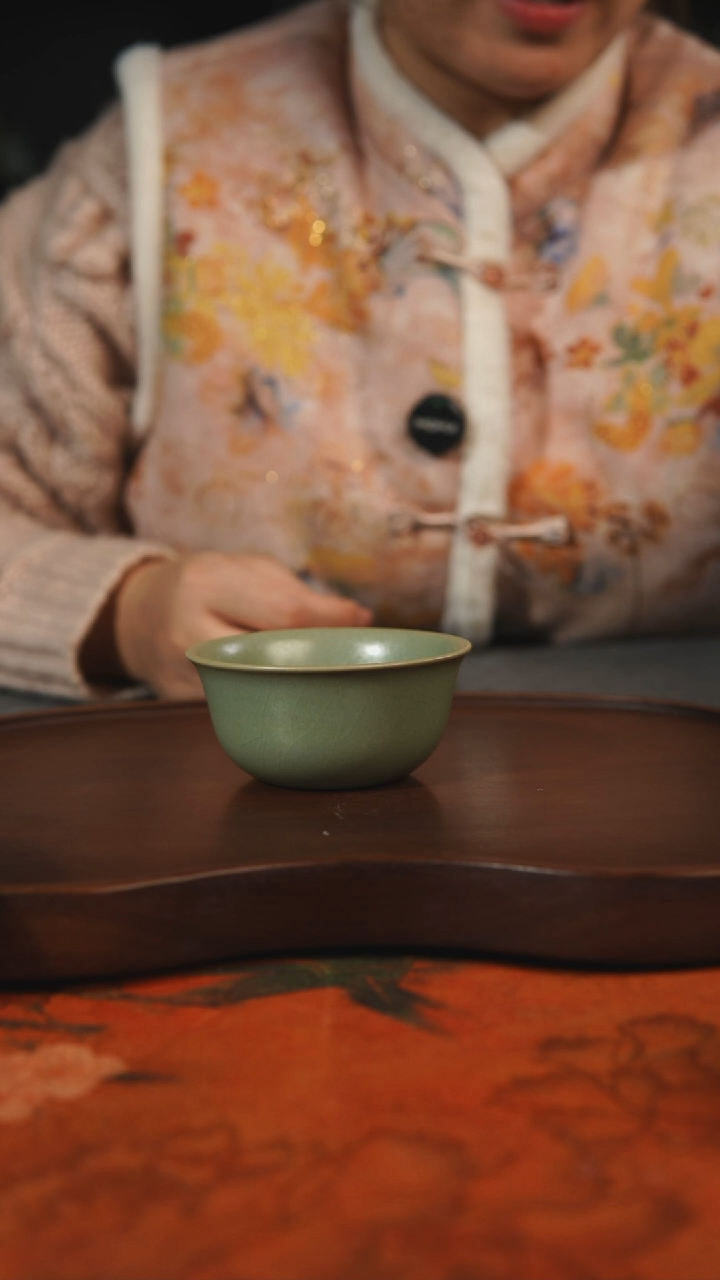 杯子瓷汝州原产地原矿仿古老釉q