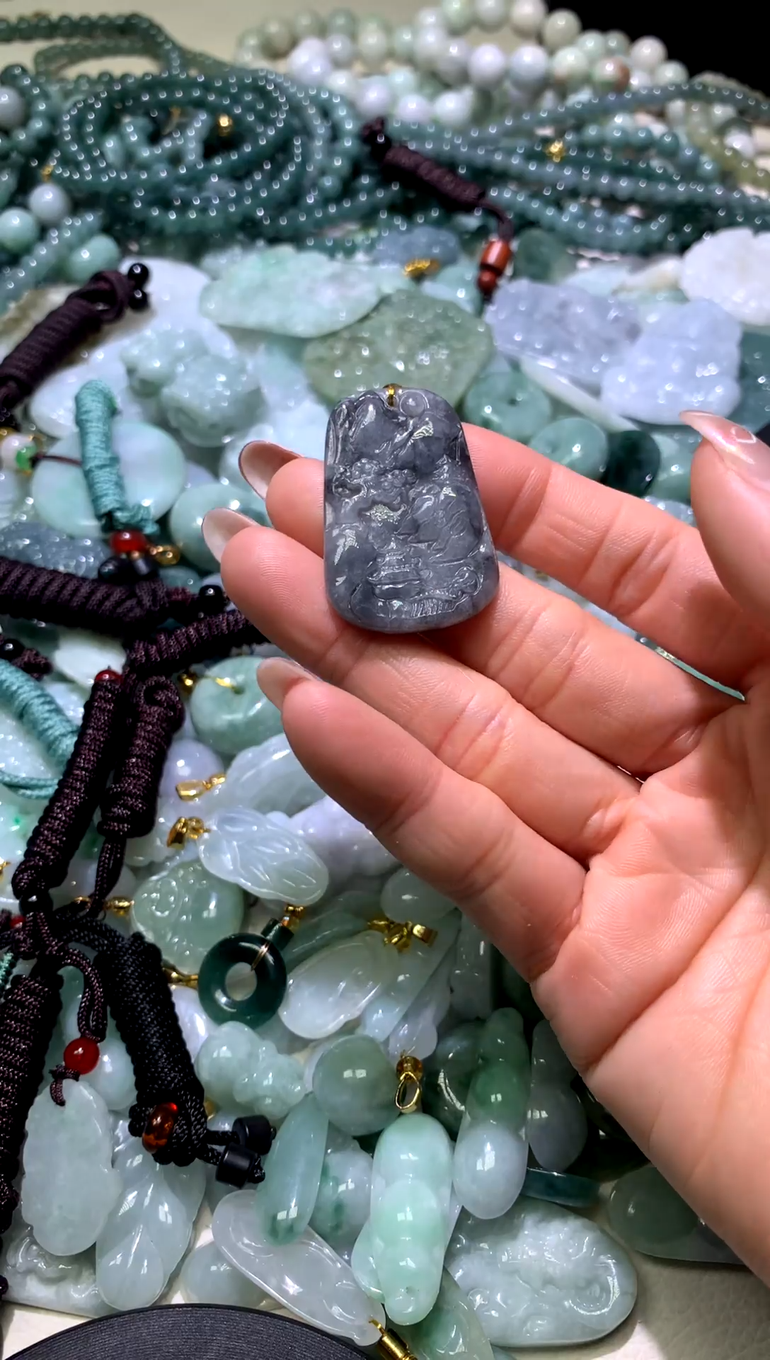 吊坠(不含链)未镶嵌翡翠1