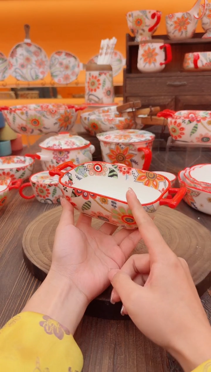 罐景德镇陶瓷罐盘碟子碗