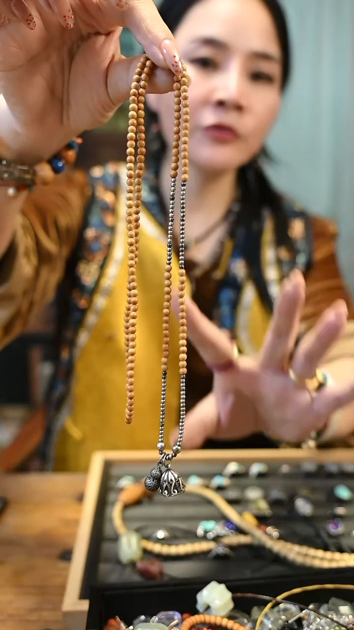 木质吊坠925银木质银吊坠项链