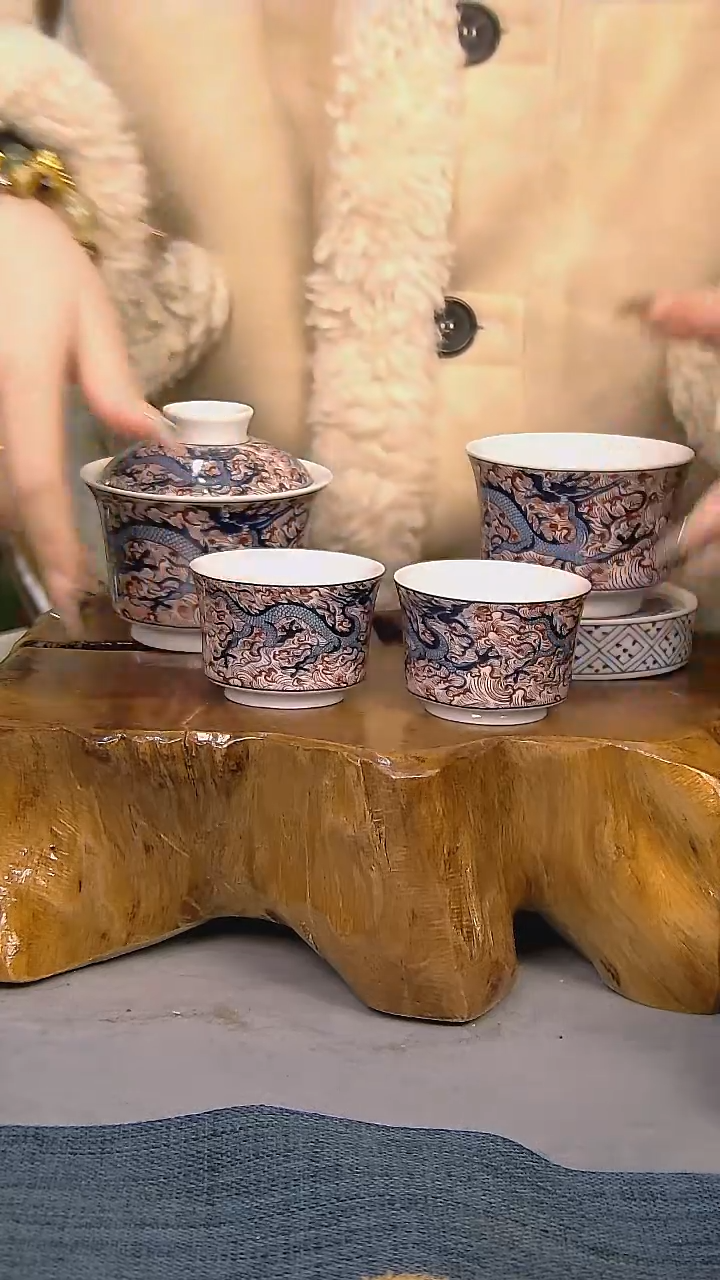 【闪购商品】礼盒6件套陶瓷茶具家用简装系列  