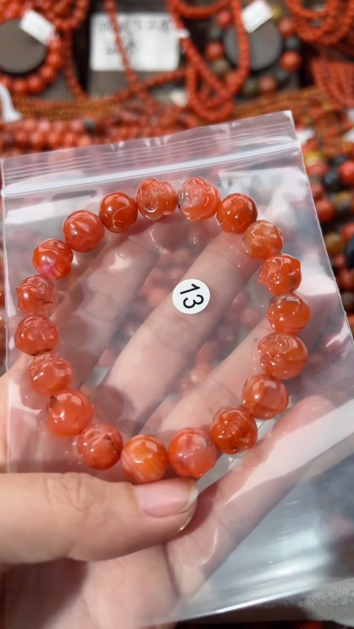 【闪购商品】南红玛瑙手串未镶嵌11