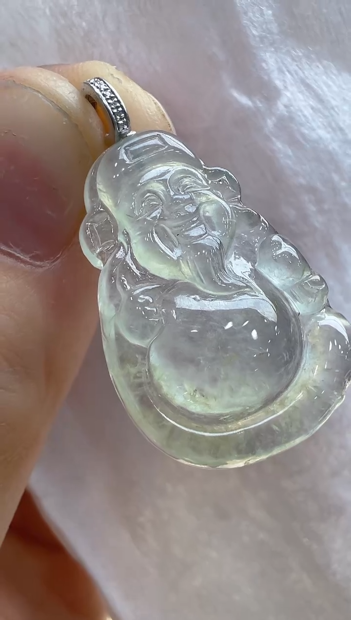 【闪购商品】翡翠吊坠(不含链)18K金镶嵌多样性发货拍一发一