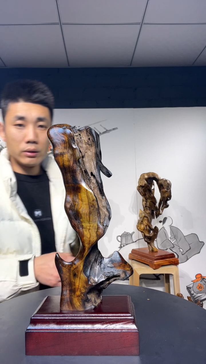 【闪购商品】金丝楠木雕金丝楠木工艺品摆件